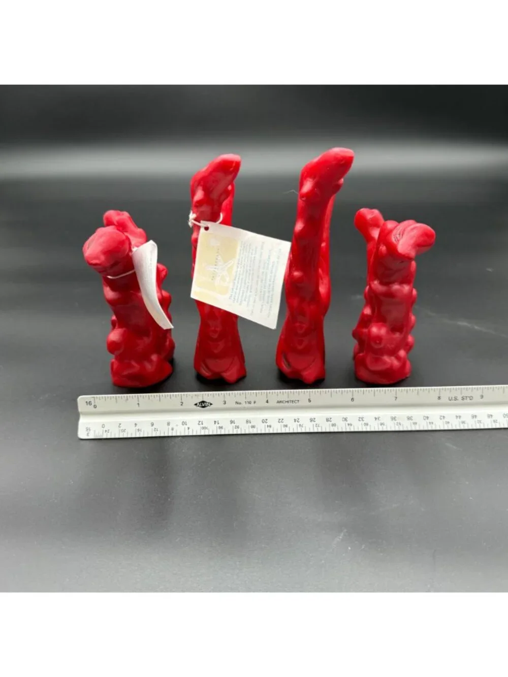 Set of Four - Pottery Barn Resin Coral branch decor piece